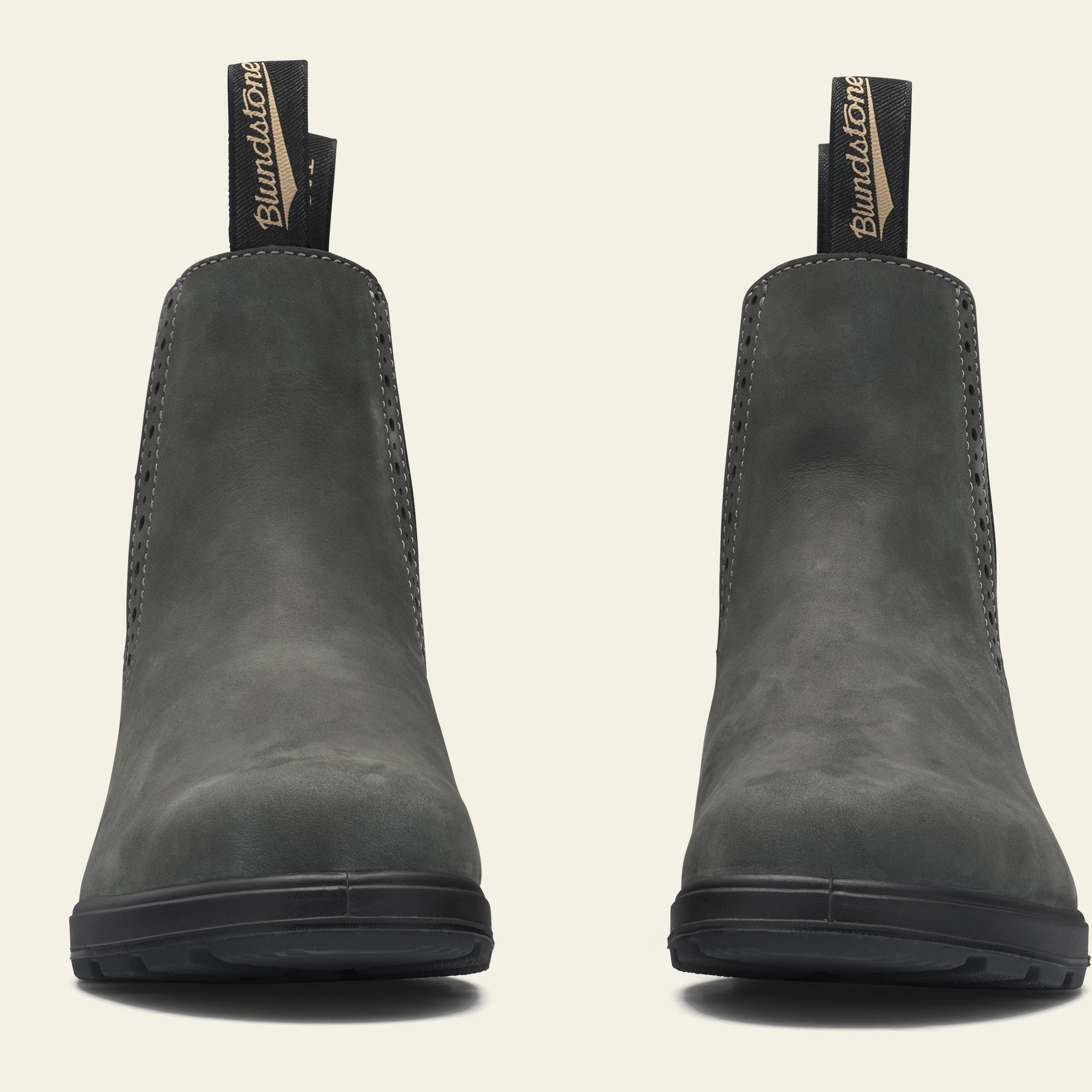 Cheapest Blundstone Chelsea boots rustic black grey #1630