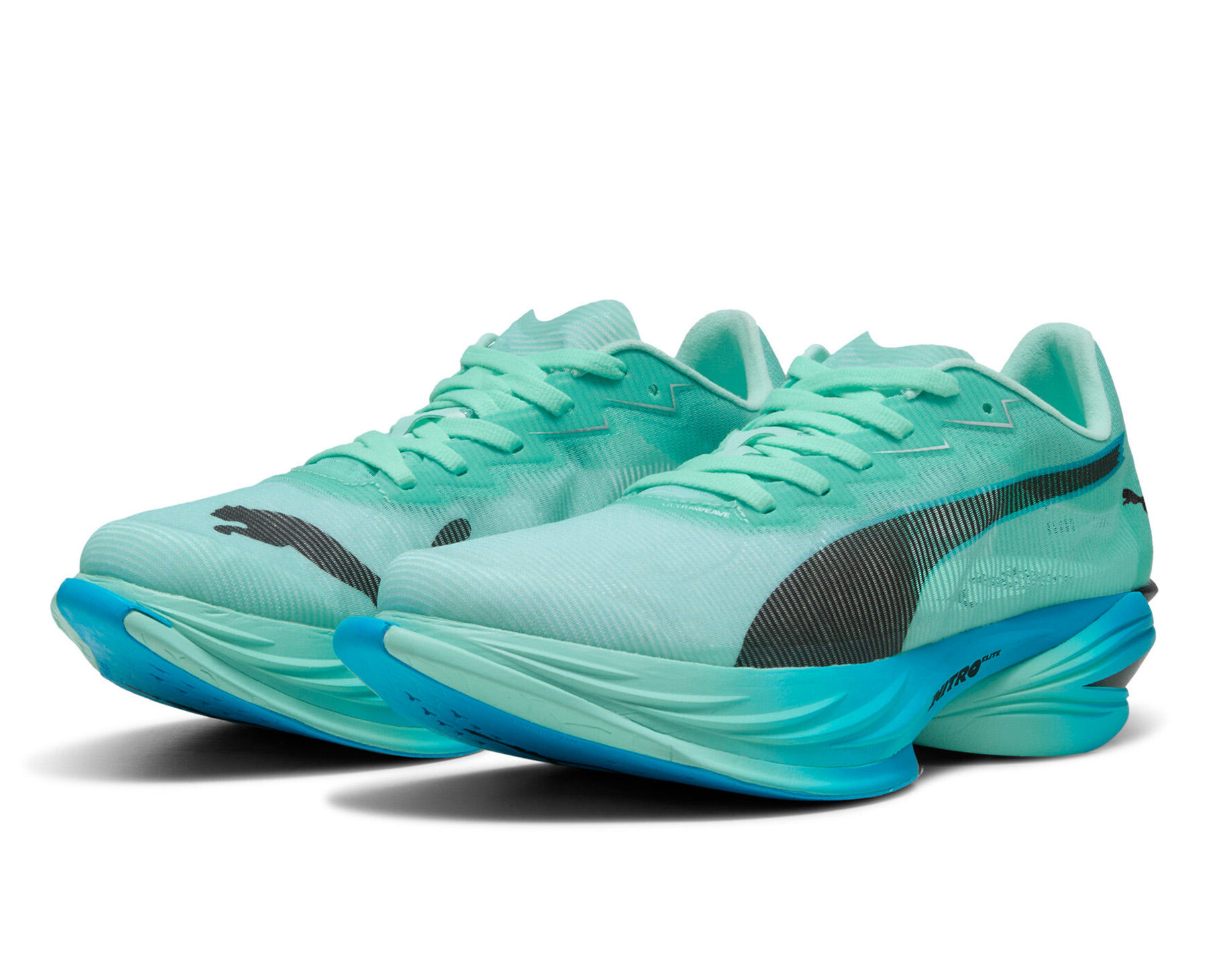 Puma Men's Fast-R NITRO Elite 3 Mint Melt/Speed Blue