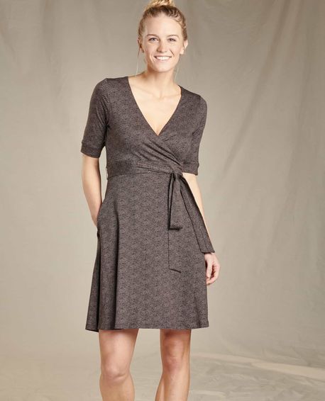 toad and co cue wrap cafe dress