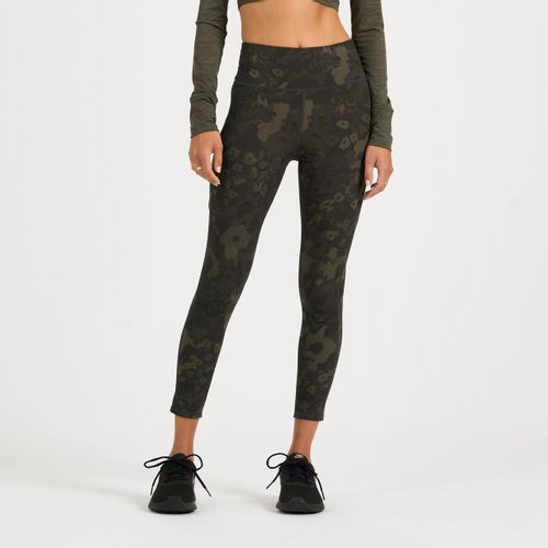 Legging Femme Vuori Taille Haute - Coupe Athlétique - Imprimé Camouflage Noir - Taille S - Occasion Parfait état