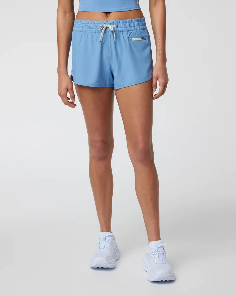 【美品】3Tone ANYWHERE Zip Shorts (blue) L 800002139-