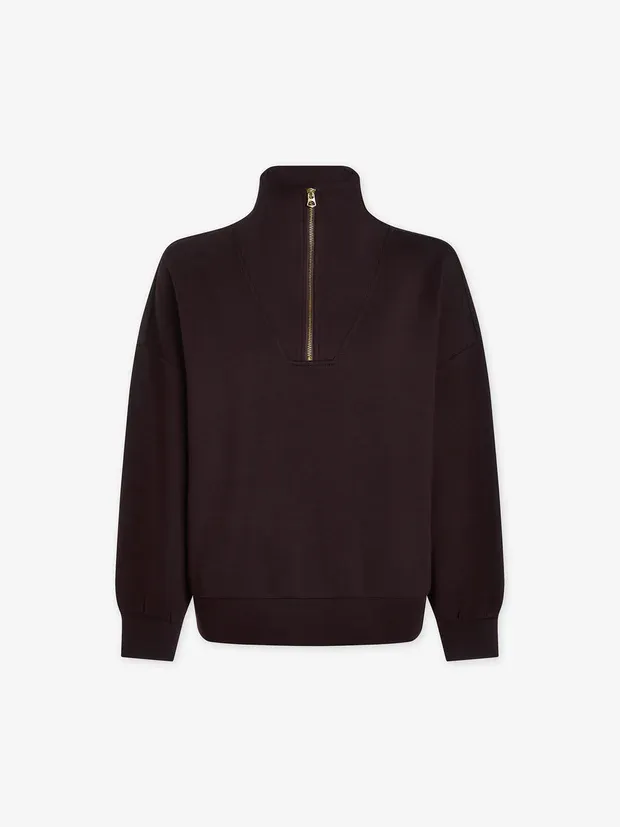 Eve harapeco Half Zip Twill Pull over