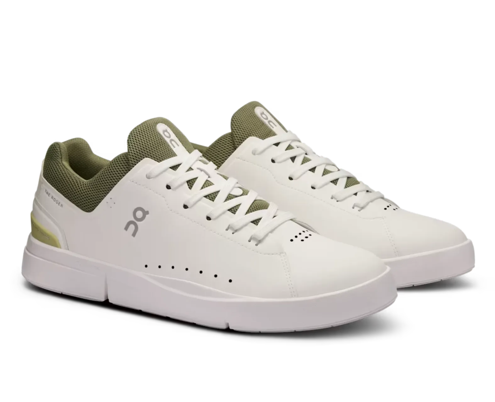 On Men's THE ROGER Advantage White/Olive